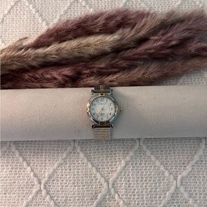Vintage Silver & Gold Twotone‎ Bracelet Watch